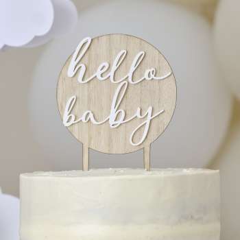 Cake Topper Hello Baby